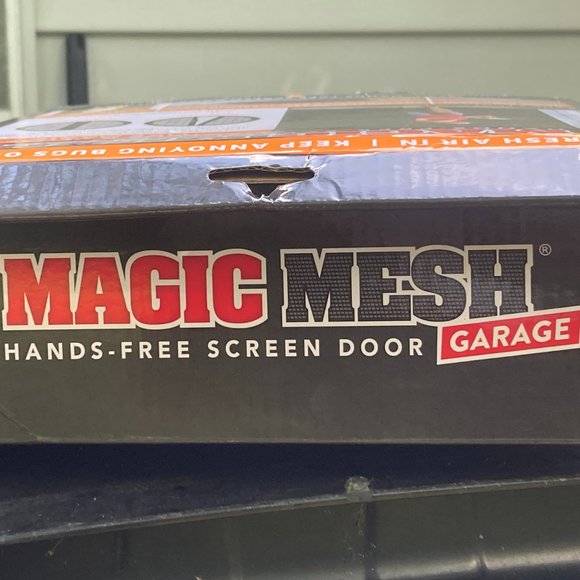 Magic Mesh Hands Free Screen Garage Door 8-9 Ft (New still in box) - Picture 7 of 11